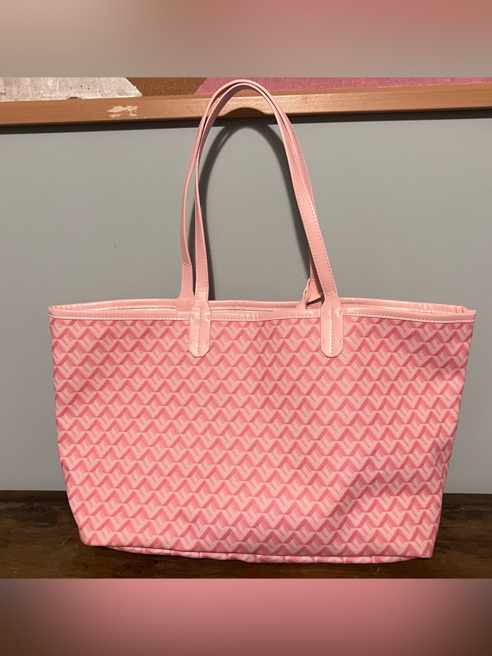 Pink Patterned Tote - Picture 2 of 8